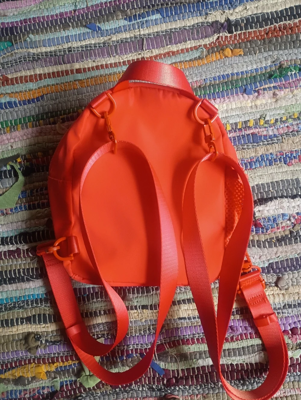 Fabletics Orange Mini Backpack - Picture 2 of 4